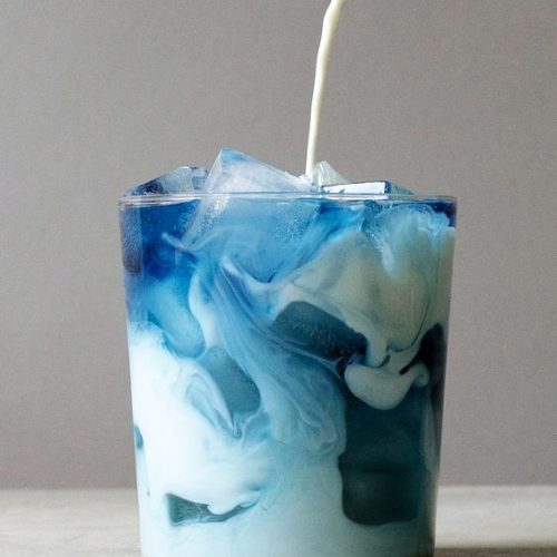 Blue cool coffee