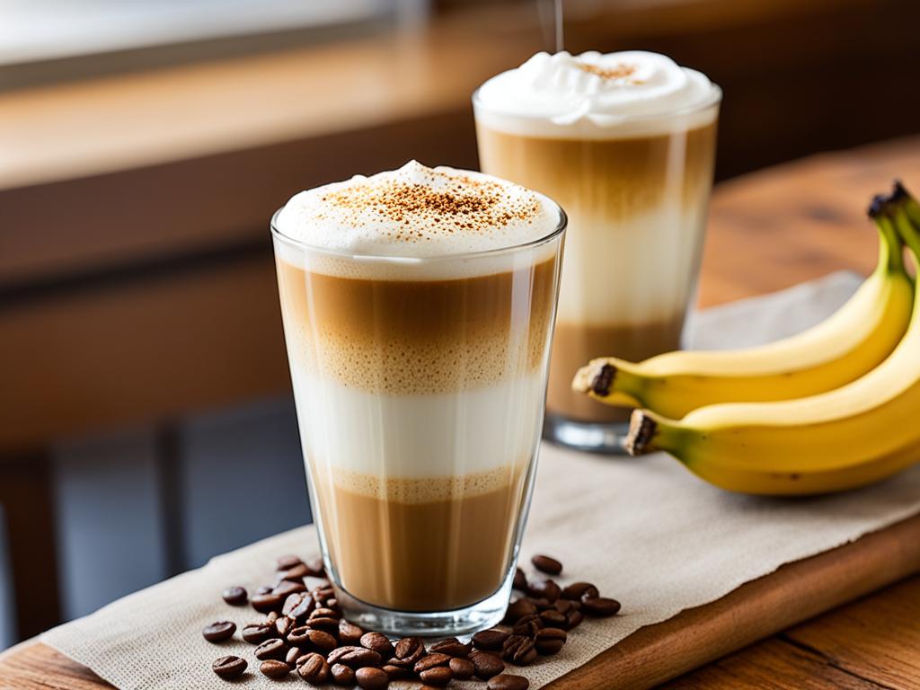 Delicious Banana Coffee Mixture