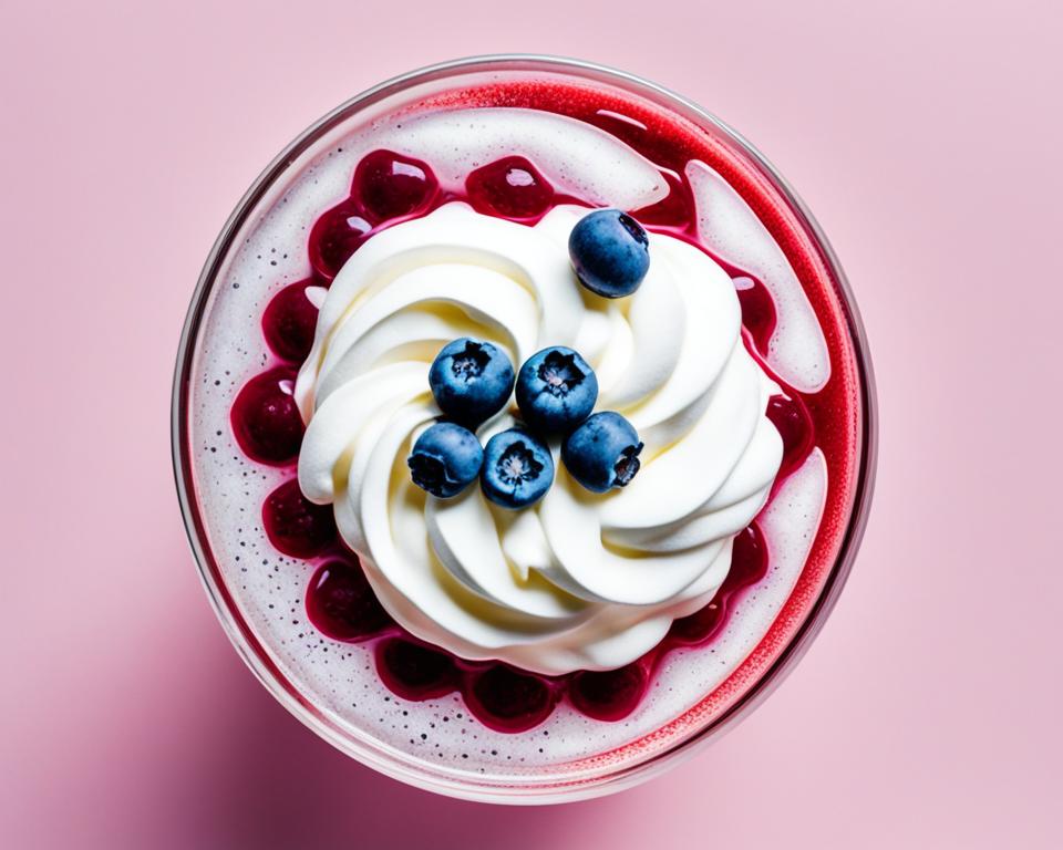 Patriotic Red, White, and Blue Iced Coffee