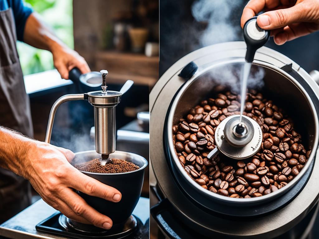 artisanal Colombian coffee process