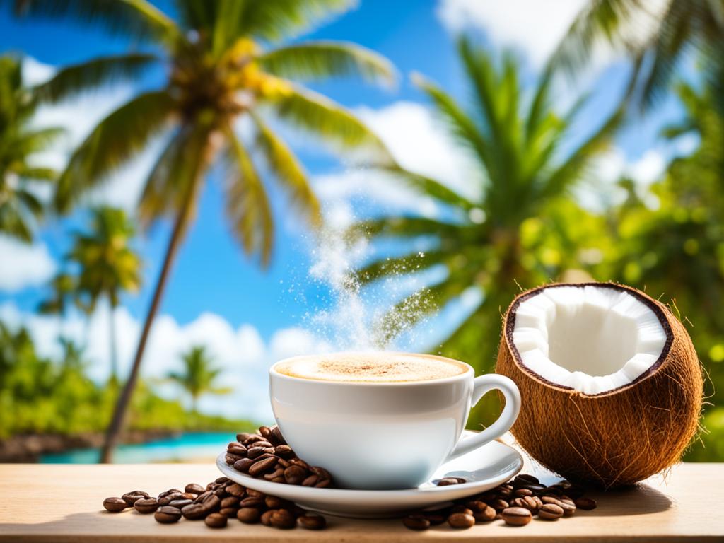 cafe con aceite de coco