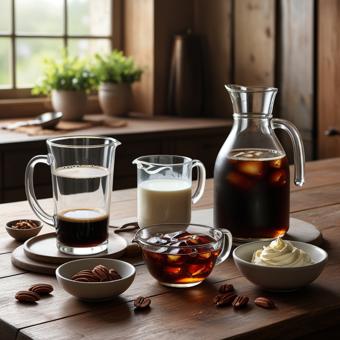 Butter Pecan Iced Coffee ingredients