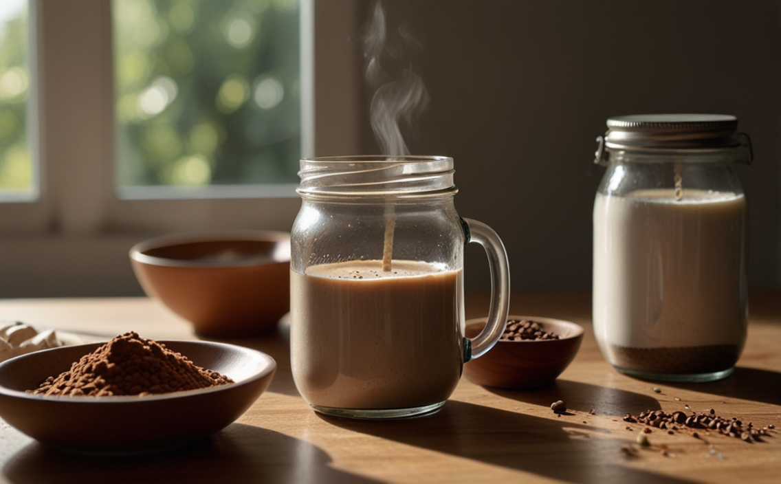 Is it safe to consume coffee with whey protein in the morning?
