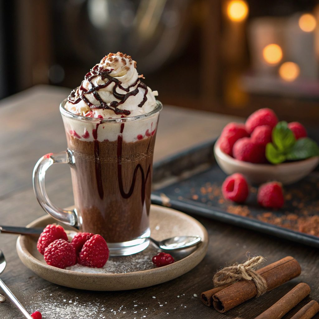 Raspberry Hot Cocoa Coffee