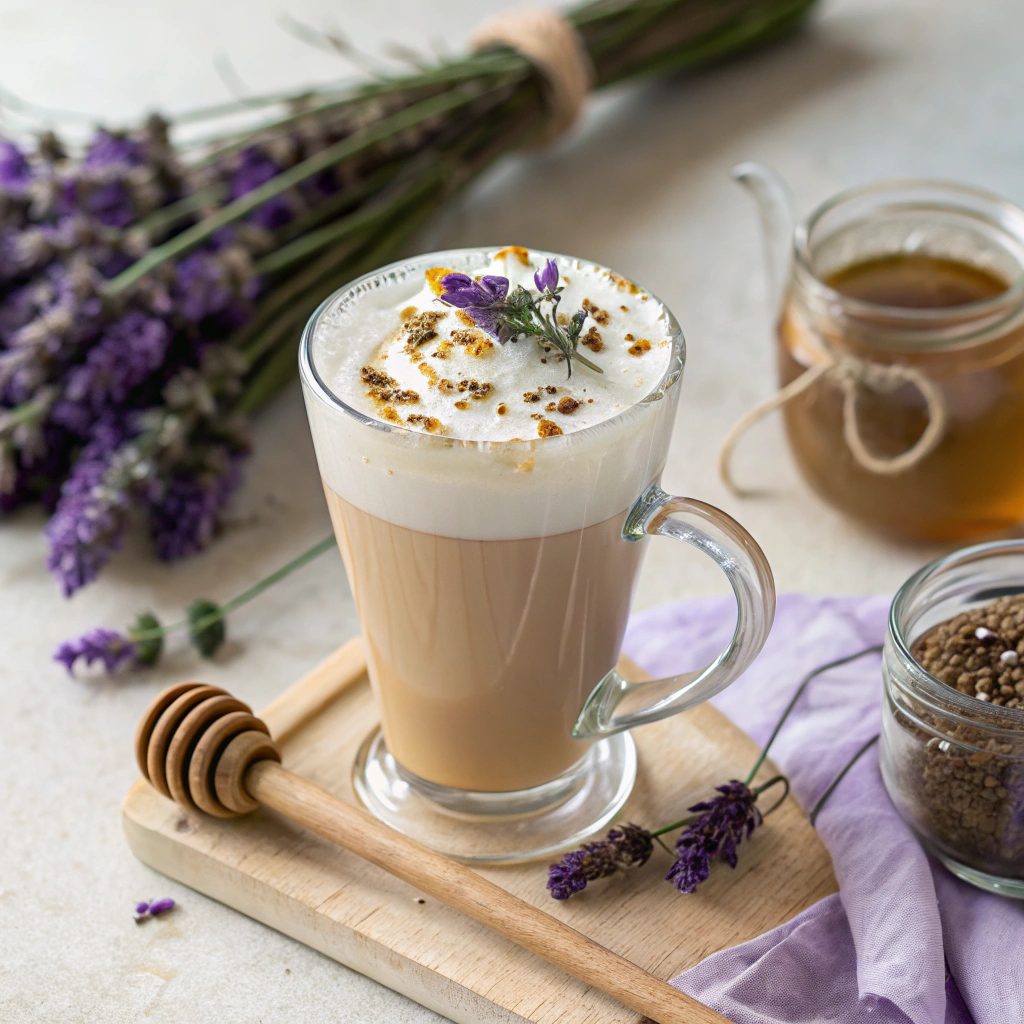 Lavender Honey Latte