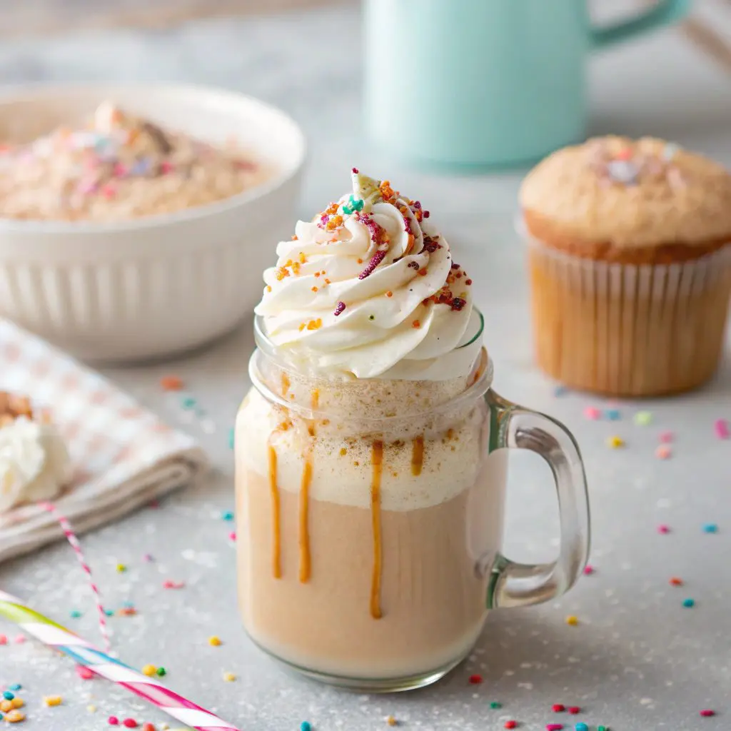 Celebrate with a Birthday Cake Latte