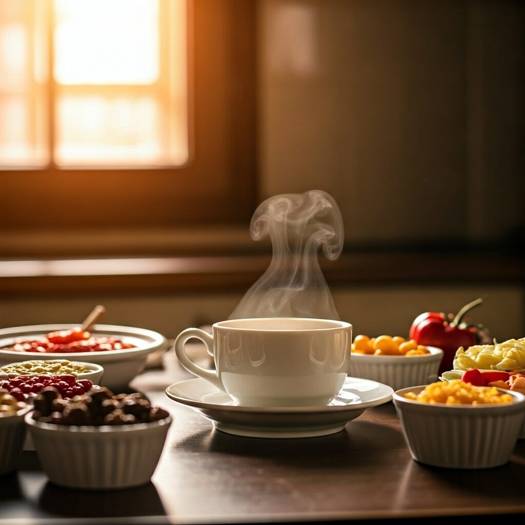 Coffee with mix-in ingredients