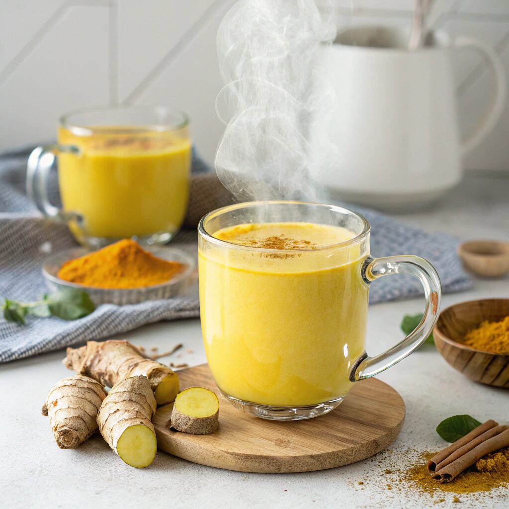 Turmeric and Ginger Latte