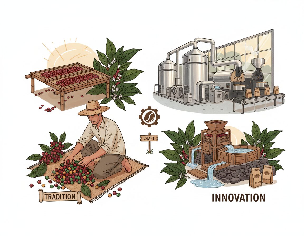 Unique Coffee Processing Methods Transforming Flavor