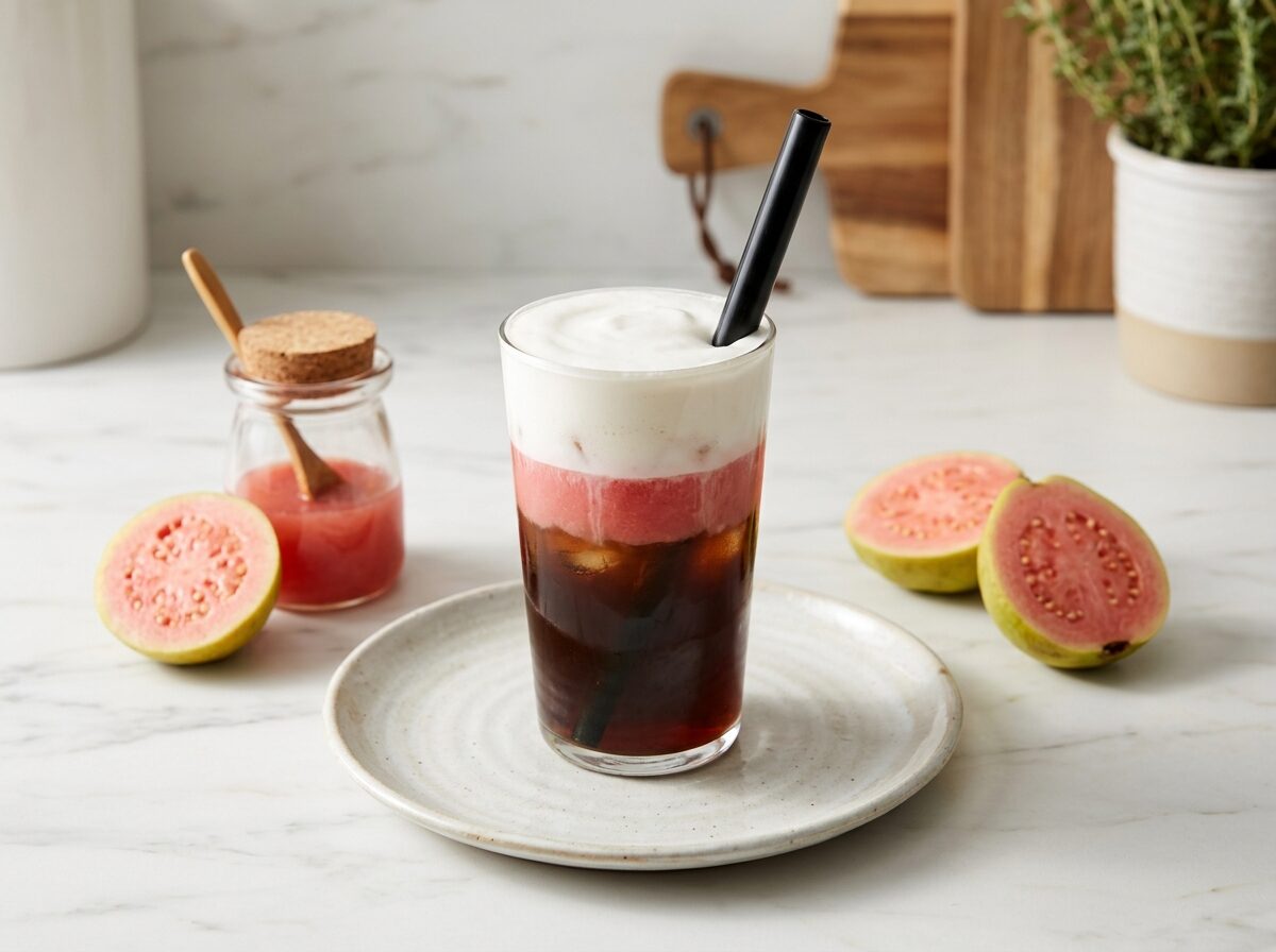 Guava Cream Cold Brew with Sweet Milk Foam